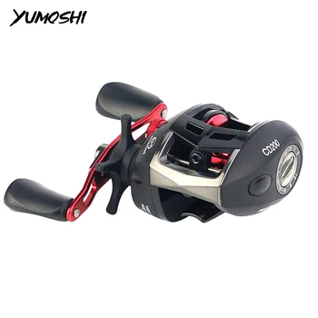 

YUMOSHI Fishing Baitcasting Reel High Speed 12+1BB 7.3:1 Fishing Accessories Sea Surfcasting Casting Reel Fly Fishing Reel Coil