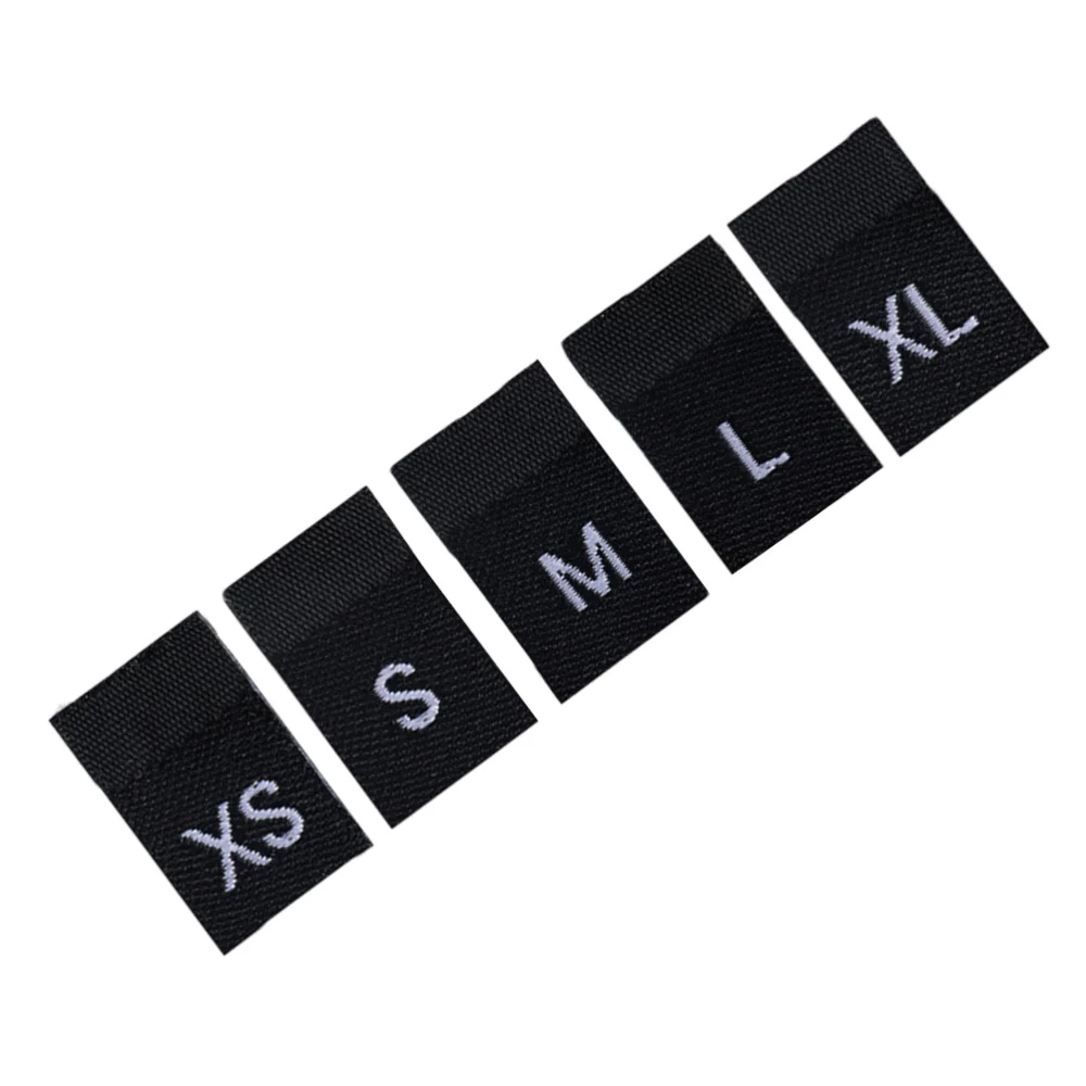 Clothes Size Labels Folded Cloth Labels General Woven Size Mark Practical Clothing Store Home Use 500PCS clothing labels garment labels