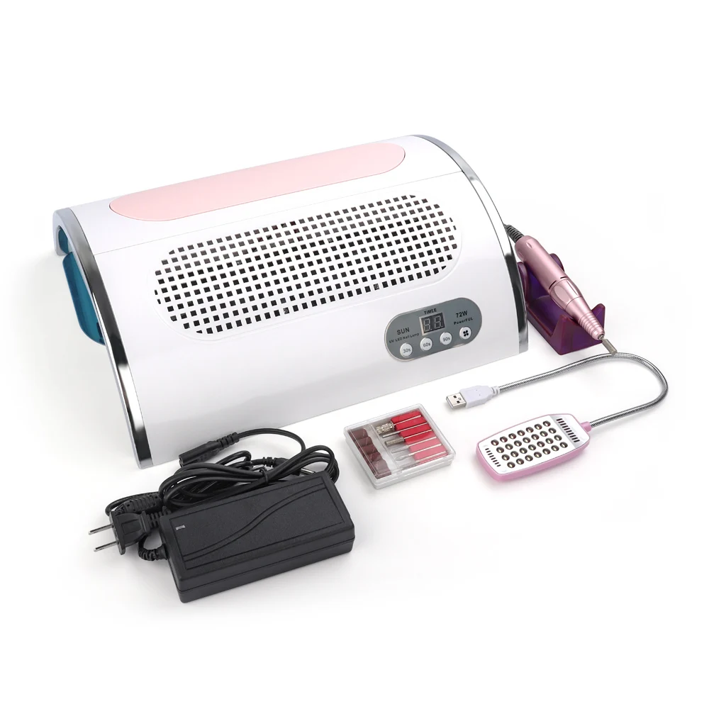 Deciniee 54W Nail LED UV Lamp Vacuum Cleaner Suction Dust Collector 25000RPM Drill Machine Pedicure Remover 1 Deciniee 54W Nail LED UV Lamp Vacuum Cleaner Suction Dust Collector 25000RPM Drill Machine Pedicure Remover 4