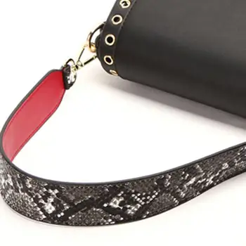 

2020 Solid Color Leopard Faux Leather Bag Handle Handbag Replacement Strap Purse Belt free shipping