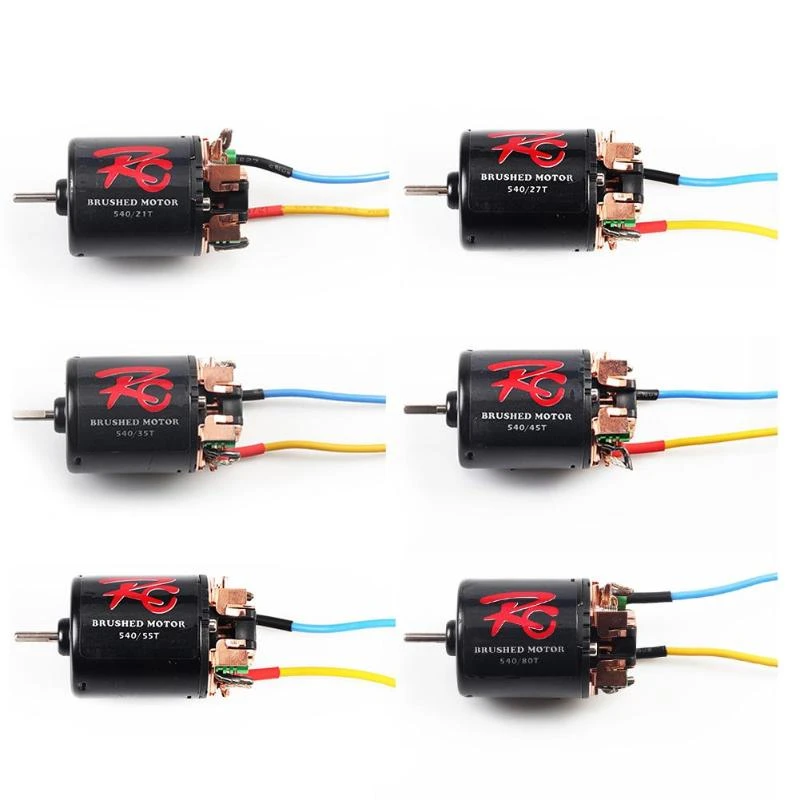 fastest brushed rc motor
