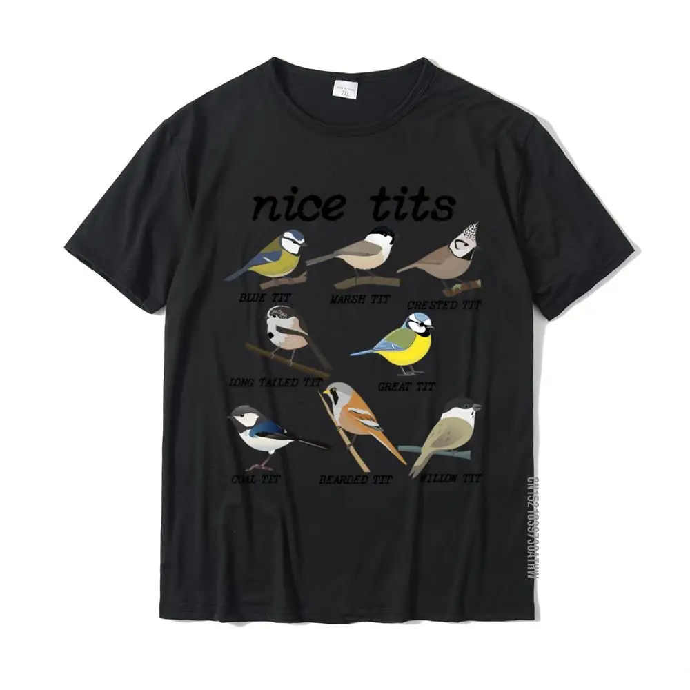 T Shirt cosie Tops Shirts Summer/Autumn Cheap Birthday Short Sleeve 100% Cotton Round Neck Mens T Shirts Birthday Nice Tits Funny Bird Watching Funny Tit Birds Birdwatcher Pullover Hoodie__MZ19526 black