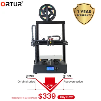 

2020 Latest Generation Ortur-4 3d Printer High Precision 3d Printing Auto Leveling & Linear Guide Rail 3d Printer 0.4MM Nozzle