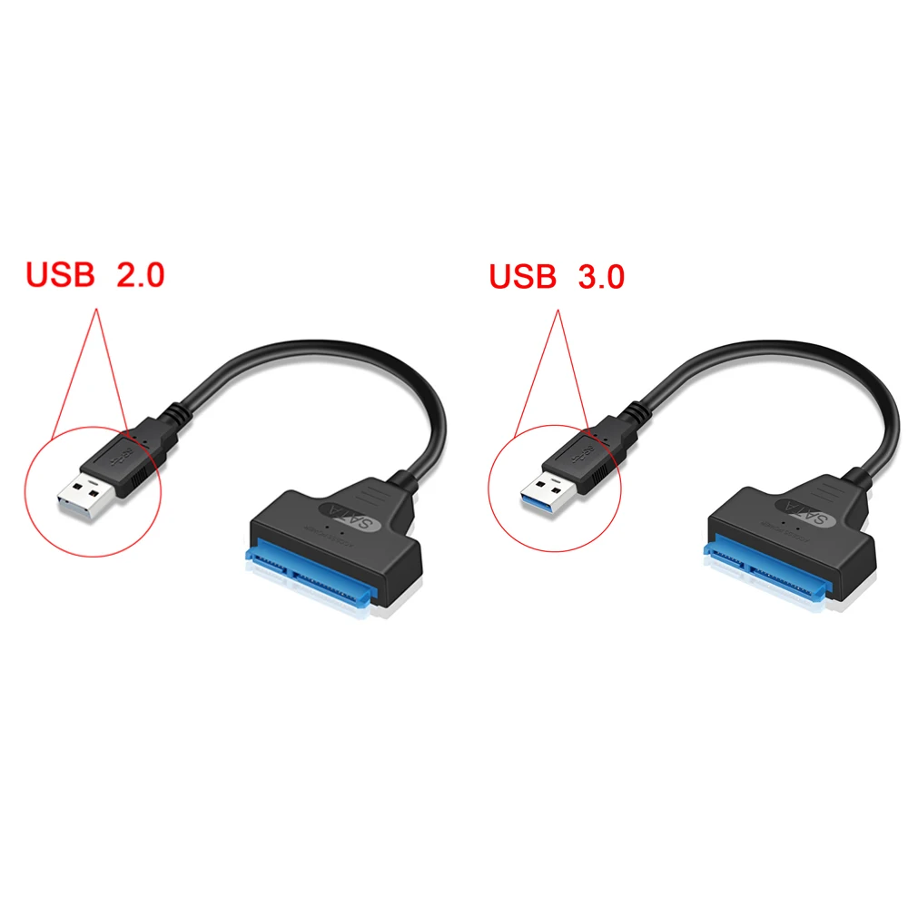 1 шт. USB 3 0 к SATA кабель 22 Pin Sata III конвертер 2 5 дюймов внешний жесткий диск драйвер HDD