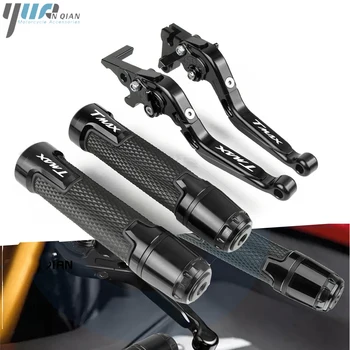 

Motorcycle CNC Adjustable Racing Brake Clutch Levers Handlebar Hand Grips Set For YAMAHA TMAX 560 T MAX 560 T-MAX 560 2019-2020