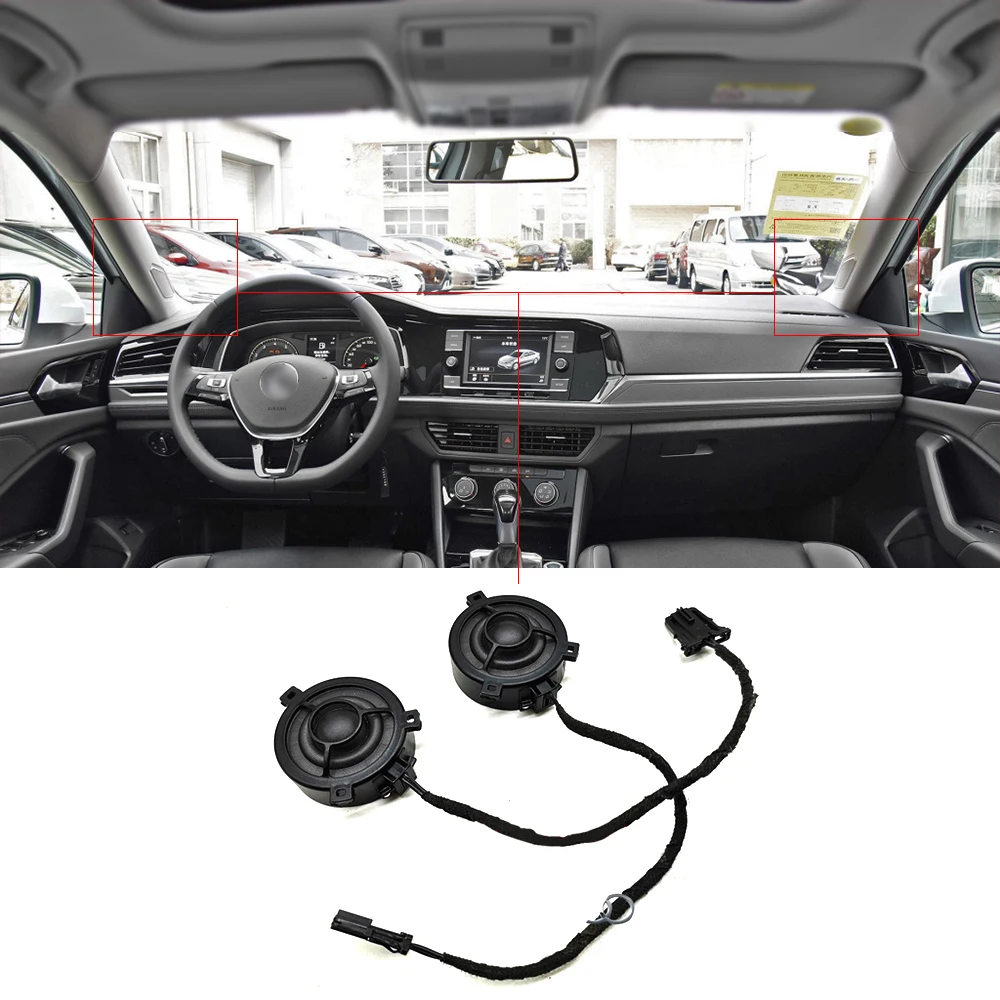 

For Volkswagen VW Magotan Jetta Sagitar golf front door tweeter music stereo range frequency speaker horn Hi-Fi great sounds