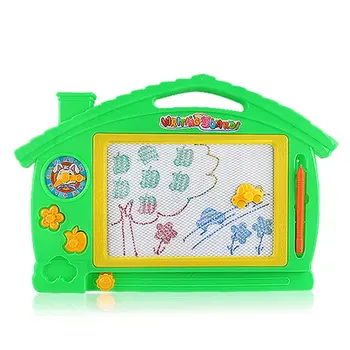 

House Shape Magnetic Color Sketchpad For Children