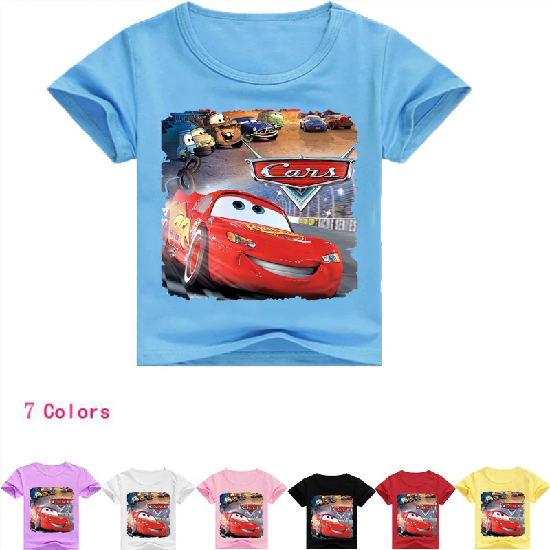 Buy T-Shirts Lightning Cars Mcqueen Children Cartoon Costumes Short-Sleeve Girl Baby-Boy jlOg5M6OL