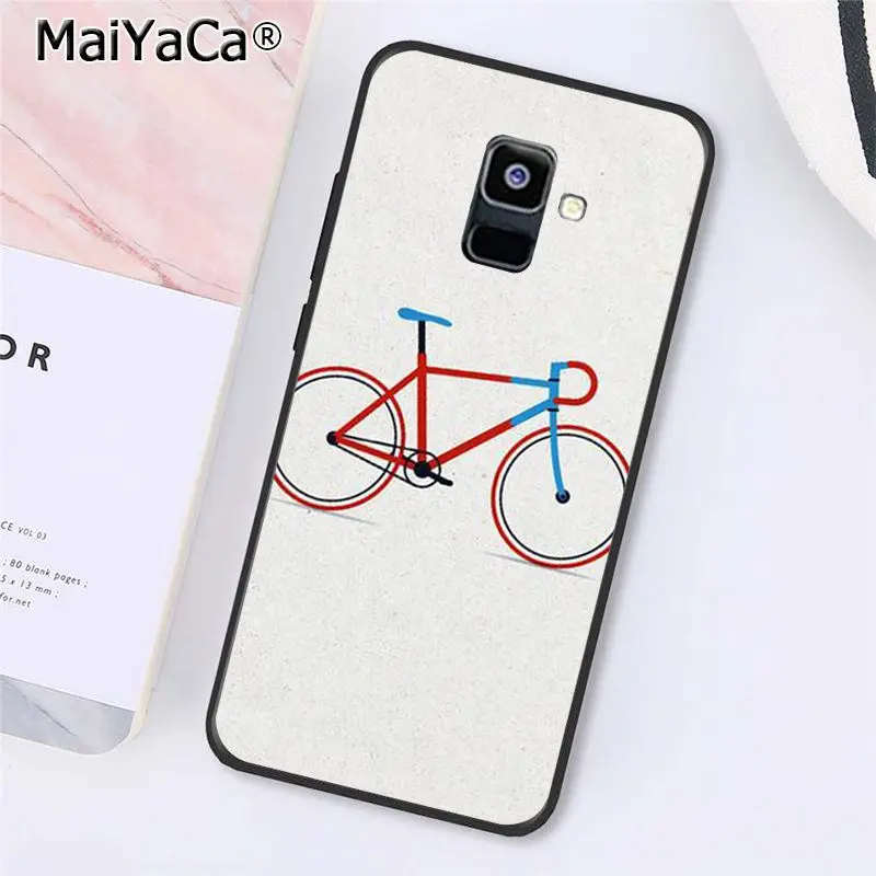 MaiYaCa велосипед Велоспорт художественный чехол для телефона для samsung Galaxy A7 A8 A6 плюс A9 A50 A70 A20 A30 A40