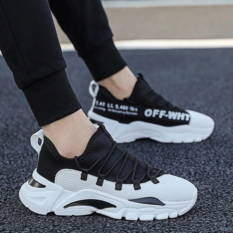

Summer Men Korean-style Thick Bottomed Sports Mesh Shoes Korean-style Students Casual Running Shoes MEN'S SHOES