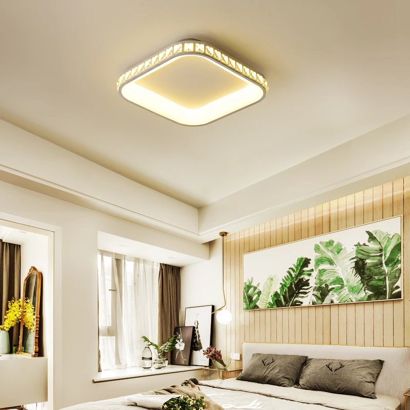 

Gold/White Modern LED Ceiling Lights crystal Ceiling Lamp for living room bedroom aisle lamparas de techo colgante moderna