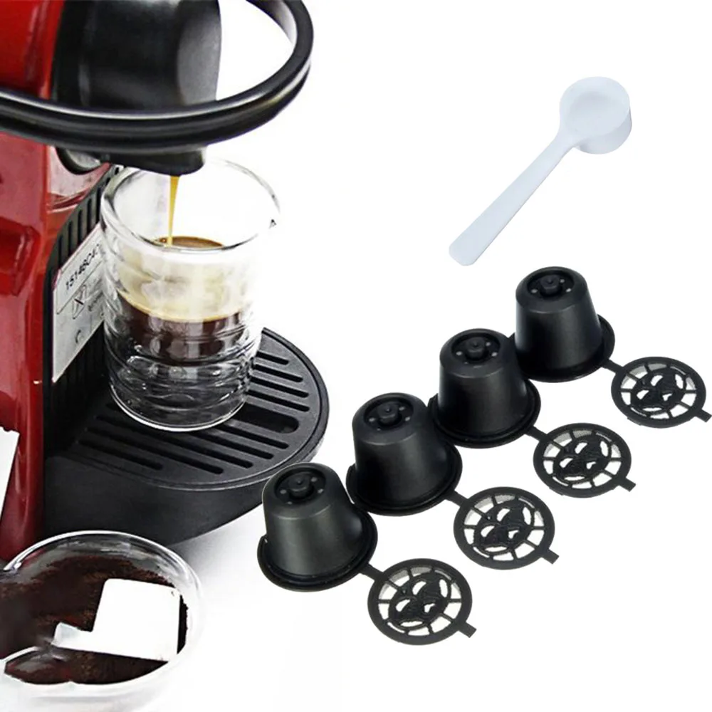 Кофейная капсула чашка капсулы для Nespresso Q4X8 нержавеющая сталь кофейные фильтры для многократного использования поставки многоразового использования