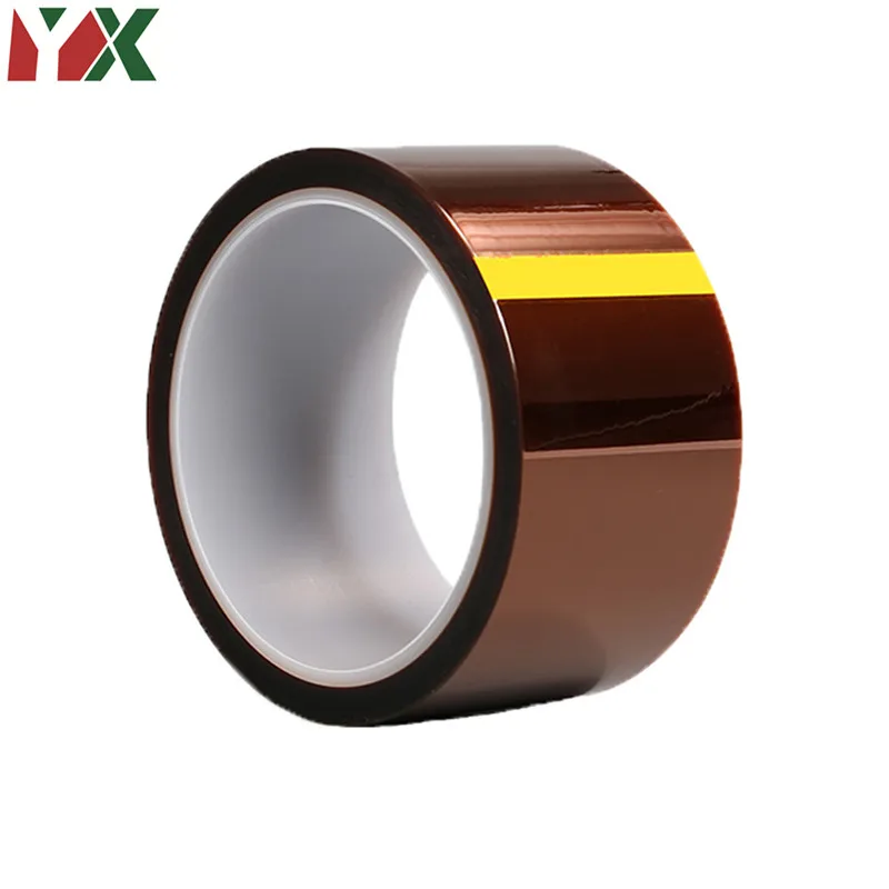 

1Pcs 100mm One-side Self-adhesive High Temperature Heat Resistant Polyimide Tape for 3D Printing Board Protection 33Meter