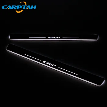 

CARPTAH Trim Pedal Car Exterior Parts LED Door Sill Scuff Plate Pathway Dynamic Streamer light For Honda CR-V CRV 2015 - 2018