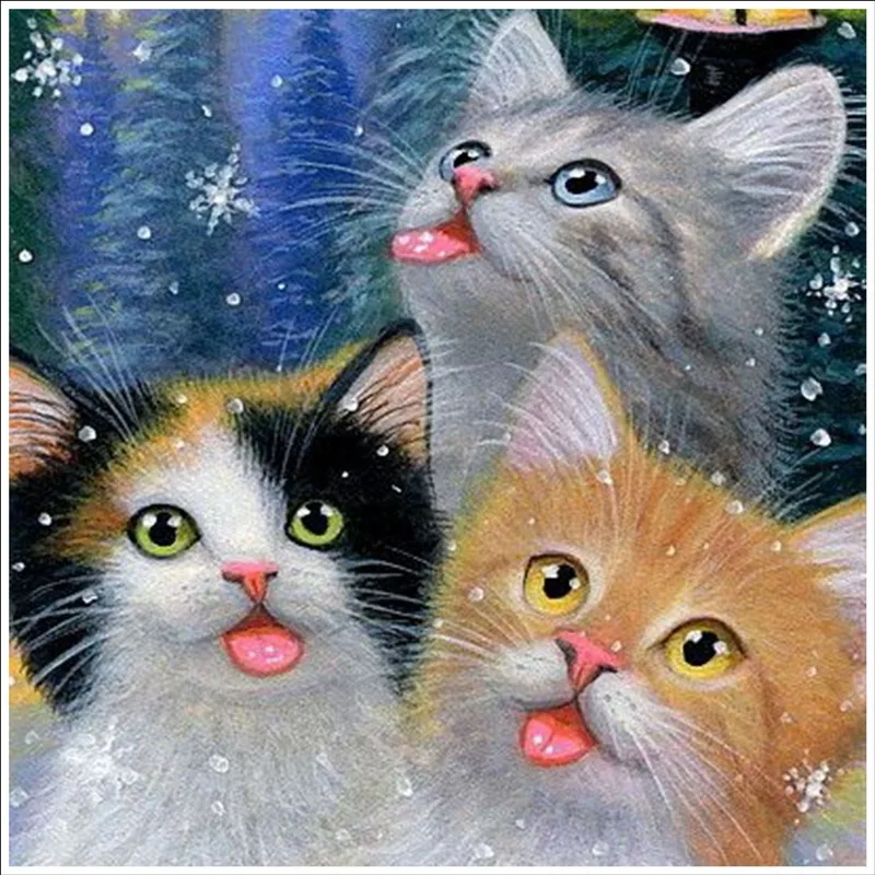 Merry Christmas печатная Подушка с рисунком кошки Модель декоративных подушек для дивана подушка 45x45 см домашний декор