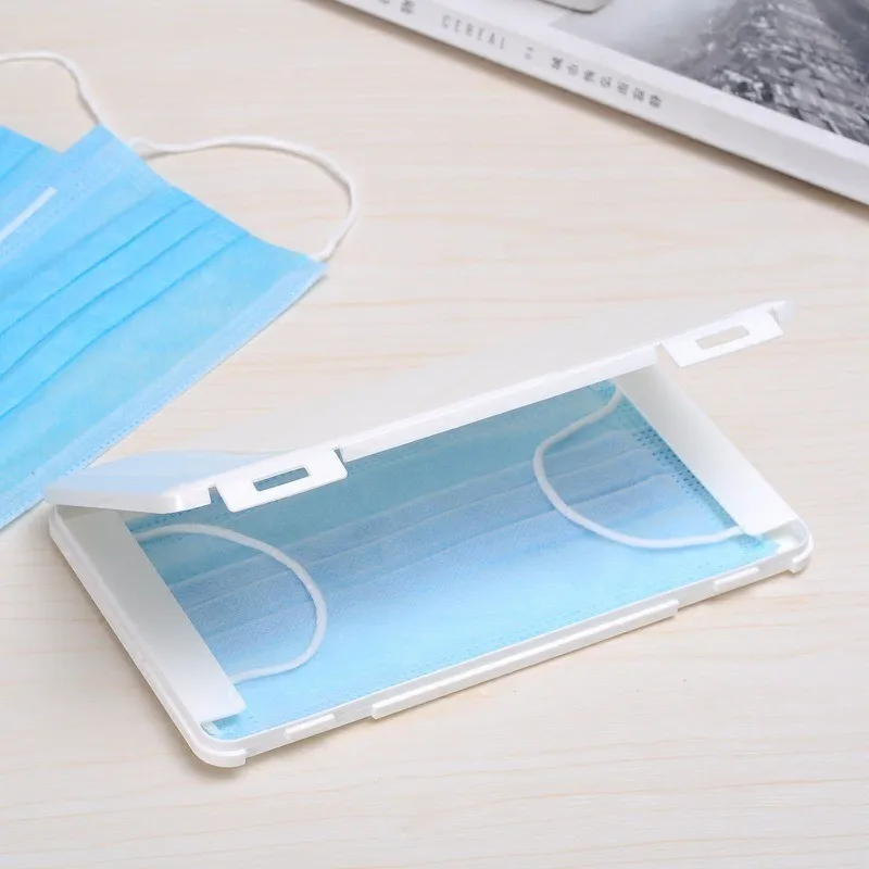 

Portable Disposable Face Masks Disposable Mask Box Dustproof Mask Case Household Mask Storage Moisture Box Organizer Container