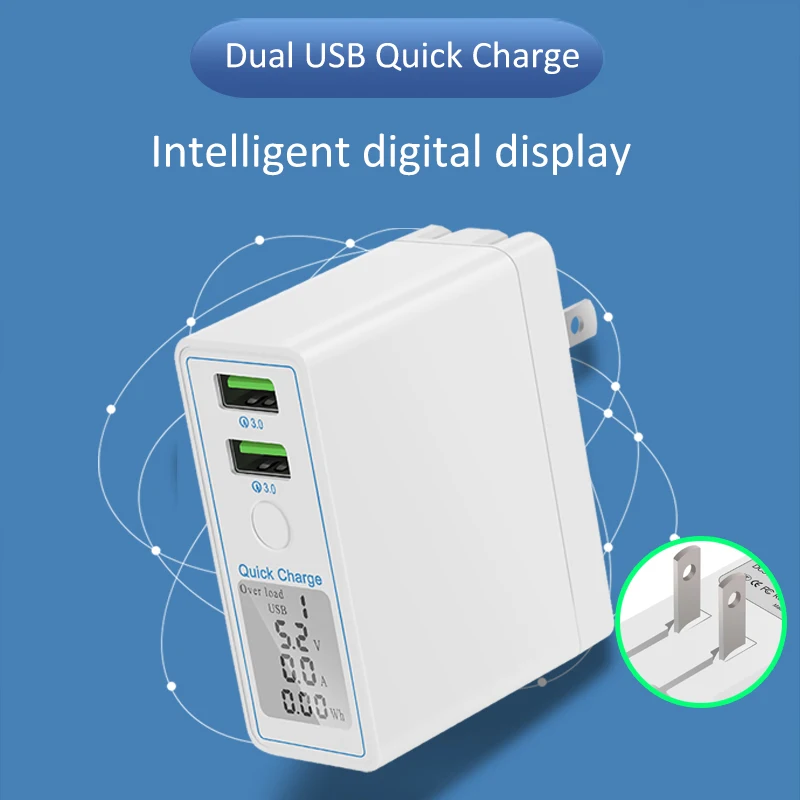 

Charger car usb phone quick 3.0 charging carregador portatil fast charge adapter quick 3.0 chargeur tablet qc