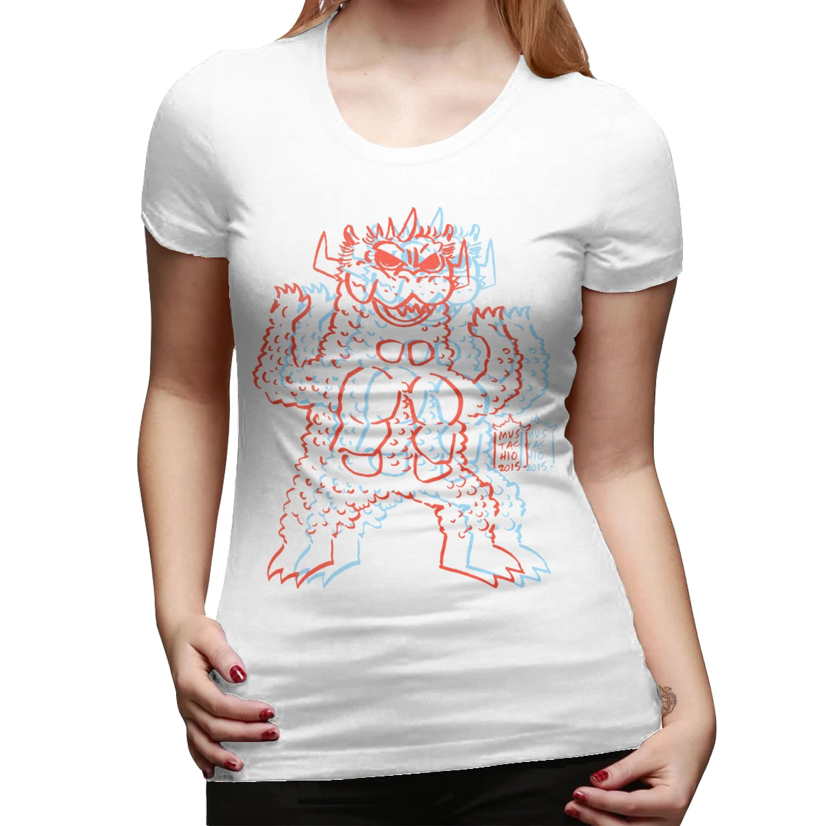 Gavan T-Shirt DAIKAIJU BARON 3D T Shirt 100 Cotton Graphic Women tshirt Plus Size O Neck Ladies Tee Shirt