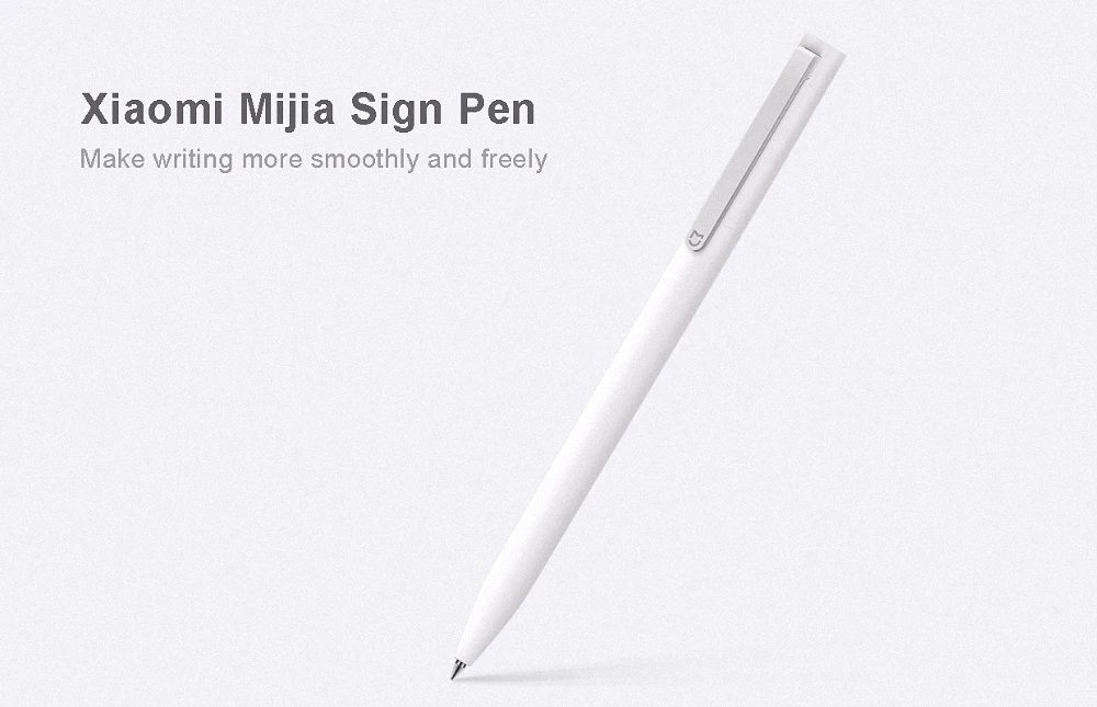 Оригинал Xiao mi jia Sign Pen 9 5 мм ручка для подписи PREMEC 0 Гладкая швейцарская заправка Kuni
