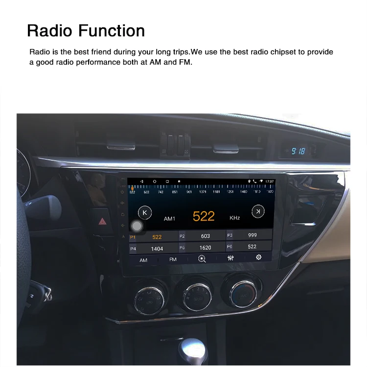 Радио стерео для новых COROLLA Toyota Android радио Coche радио Para авто радио Bluetooth gps навигация камера заднего вида