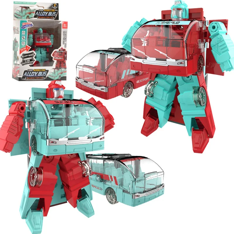 Трансформация фигурка робота игрушки Мини Автомобили Робот классические детские игрушки подарки Brinquedos Боевая игрушка подарок для детей - Цвет: A
