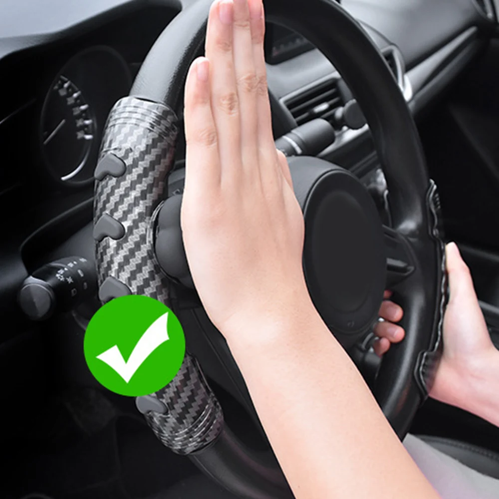 Car Steering Wheel Cover with Spinner Auxiliary Booster Aid Control