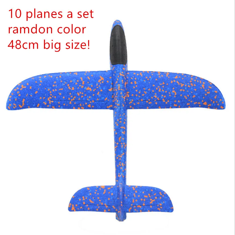 

2020 New 48CM EPP Foam Hand Throw Airplane Outdoor Launch Glider Plane Gift Interesting Toys 10pcs/lot free ship dropshipping