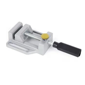 

Mini Multifunctional Working Table Drill Milling Machine Parallel-jaw Vice Drill Bench Clamp Vice Worktable For Woodworking