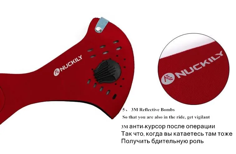 Велосипед MTB Балаклава Anti-PM2.5 пыль дымка велосипед тренировочная маска Открытый Велоспорт активированный уголь высокого качества хлопок маски для лица