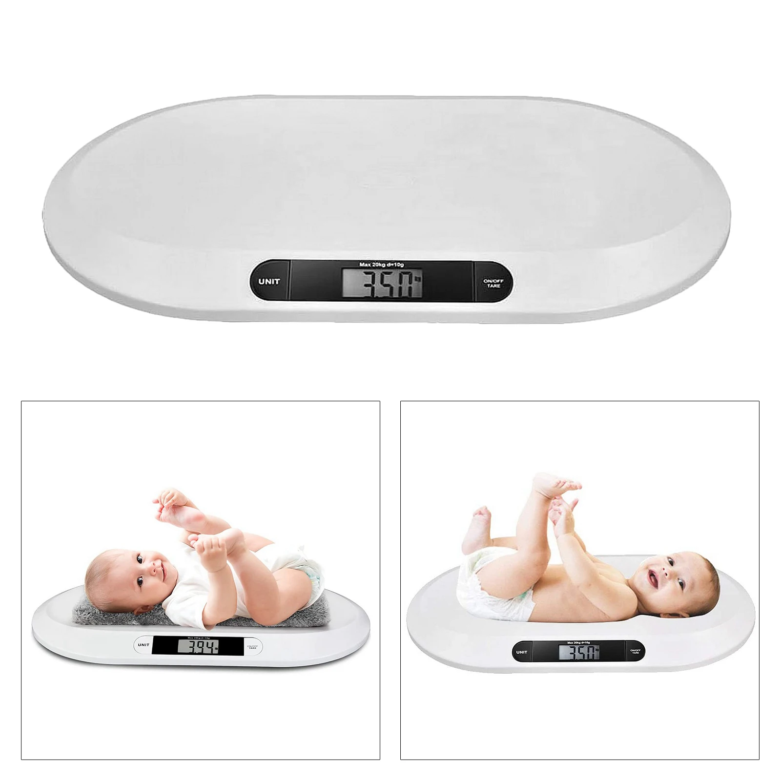 New Digital Baby Scale Baby Infant Weighing Scales Max 20KG for Baby Pet Puppies