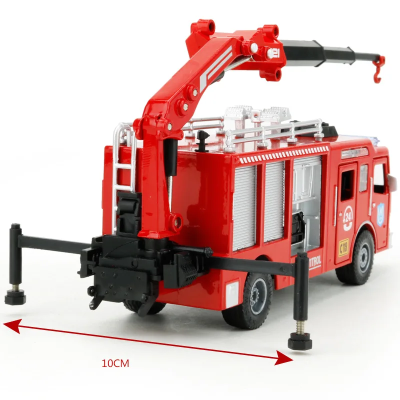 1:50 пожарная машина Diecast Deluxe несколько сцена деформации спасательный автомобиль образовательная железная дорога набор