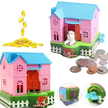 

New Funny Piggy Bank Creative Birthday Gift Cute Plastic Dog Money Cash Collectible Educational Toy