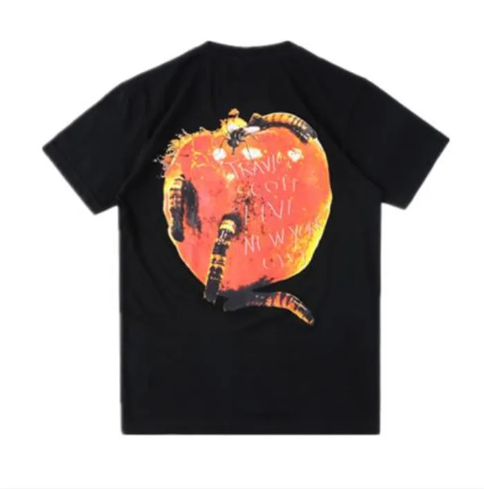 

Mens New Designer Tshirts Crew Neck Short Sleeve TRAVIS SCOTT Floral Print Fashion Style Homme Clothing Hip Hop Casual Apparel