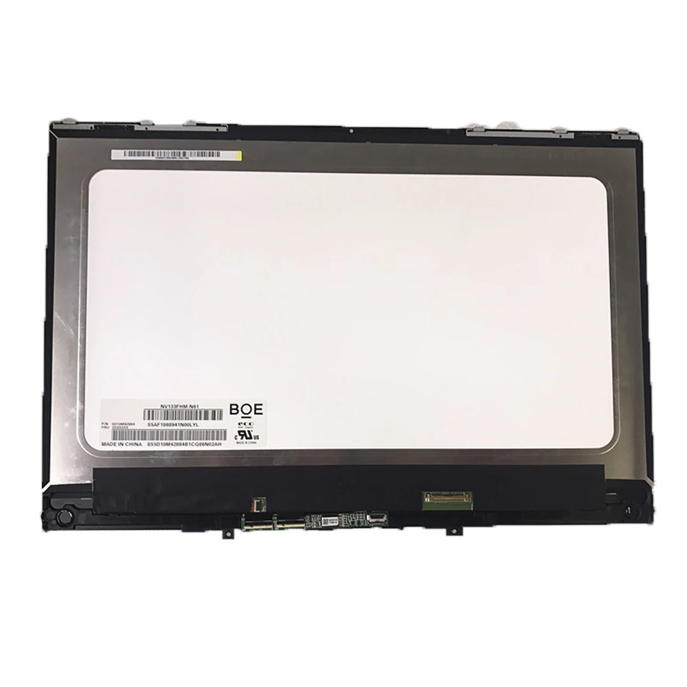para Lenovo Yoga 73013 730-13ikb Yoga 730-13iwl Lcd Display Touch Screen Digitador Assembléia com Moldura Quadro e Placa Fhd 13.3 - Imagem 3