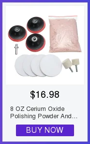 230 г Полировочный порошок из оксида церия и войлока, Полировочный диск, сверлильный адаптер для часов, автомобильных стекол, набор для чистки царапин, полировки