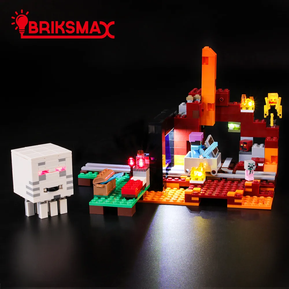 

BriksMax Light Kit For 21143 The Nether Portal Building Blocks Lighting Set (NOT Include The Model)