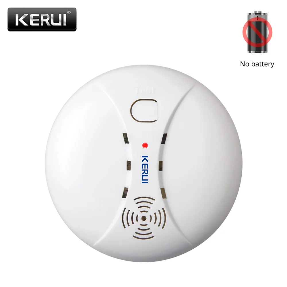Kit2 KEIRUI Беспроводной детектор дыма система сигнализации аксессуары чувствительный дым/пожарный детектор для домашняя система охранной сигнализации - Цвет: Kit2