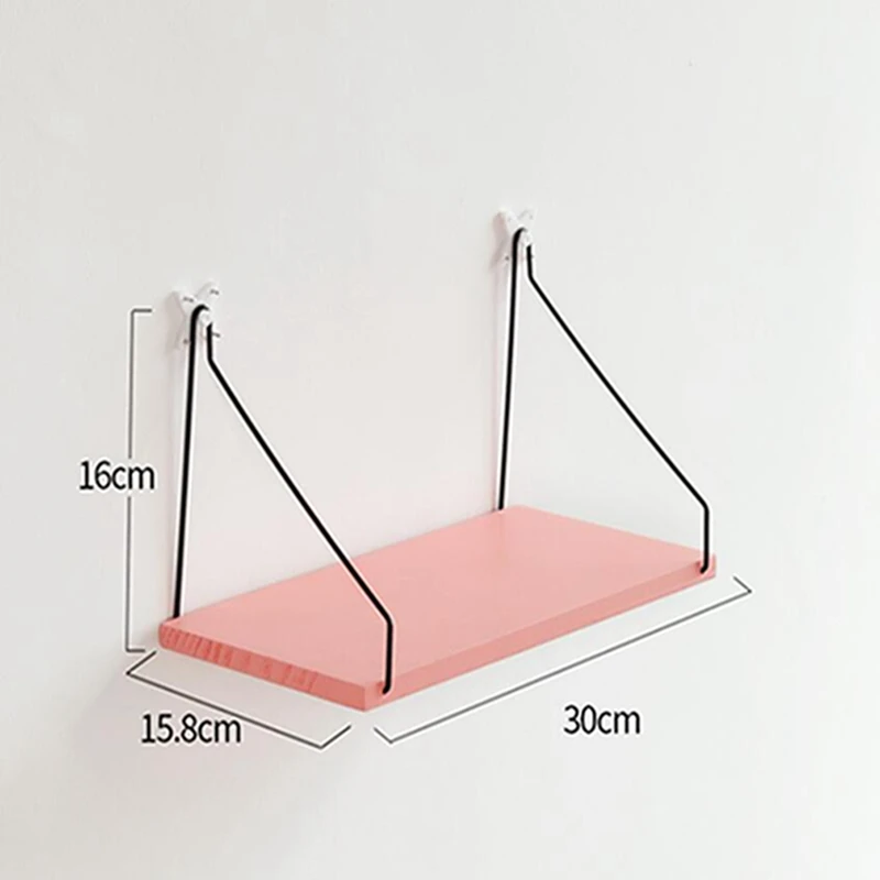 Metal Wall Shelf Holders Decoration Shelf multi-purpose Portable Room Storage Organizer Decoration Household Supplies