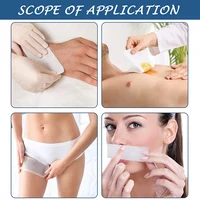 100Pcs Disposable Thickened Non-Woven Fabric Beauty Body Mini Small Area Face Depilatory Cloth Depilatory Wax Depilatory Paper 1