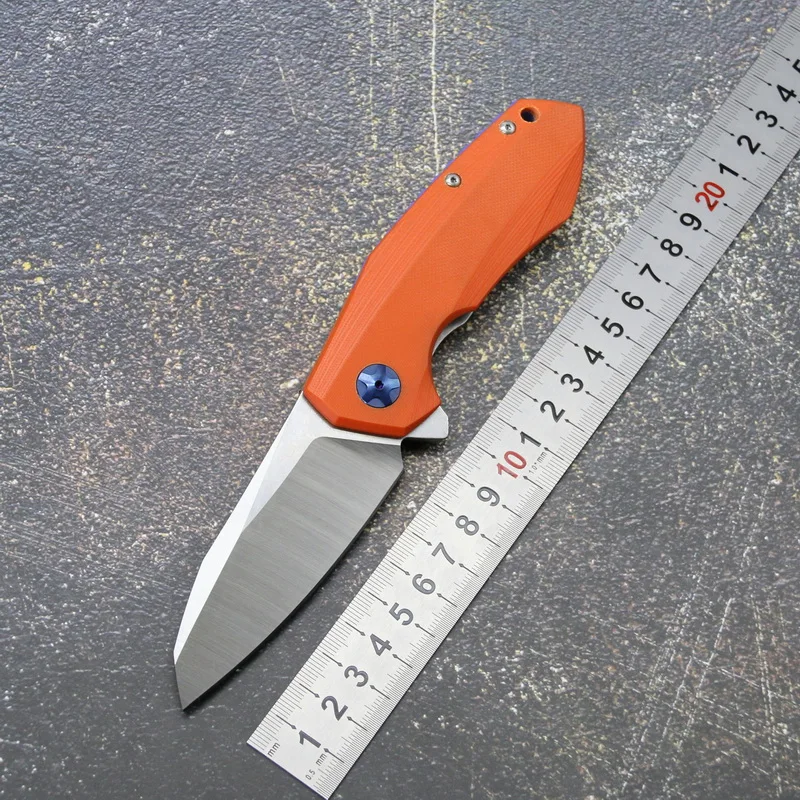 

TIGEND 0456 Flip folding knife ball bearing D2 blade G10 handle outdoor Survival camping hunting pocket fruit knife EDC tools