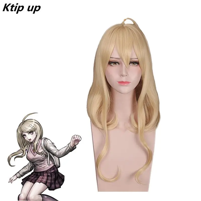 

Ktip Up Kaede Akamatsu Cosplay Wig New Danganronpa V3 Costume Play Wigs Halloween Costumes Hair Free Shipping NEW High Quality