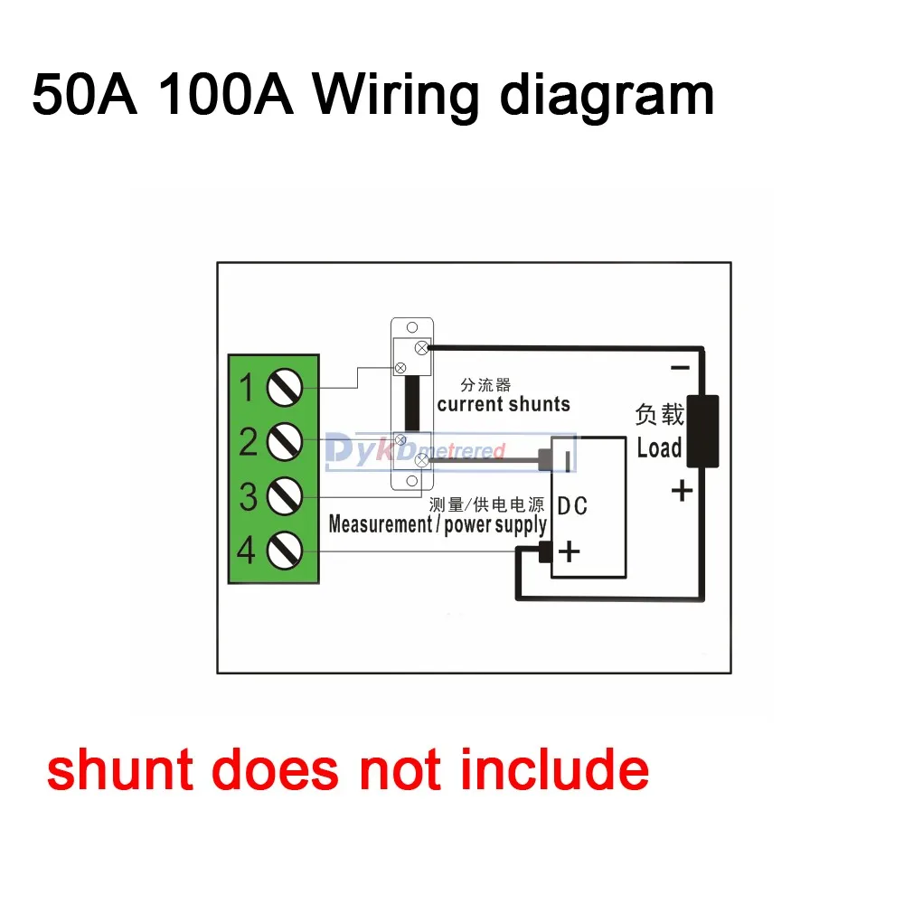 4 в 1 DC 14 600V 0 100A ЖК дисплей цифровой измеритель напряжения тока активной энергии