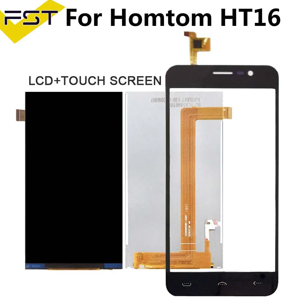 Для HOMTOM HT16 5,0 дюймов ЖК-дисплей+ сенсорный экран дигитайзер для HOMTOM HT16 Pro мобильный телефон цифровой аксессуар с инструментами