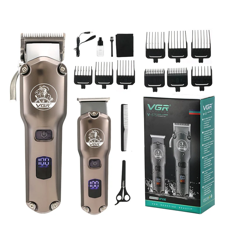 Профессиональная аккумуляторная машинка для стрижки волос T-Outliner с функцией