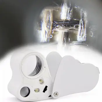 

High Quality 30x 60x Illuminated Jewellery Magnifier Appraisal Jewelry Tool G3Q8