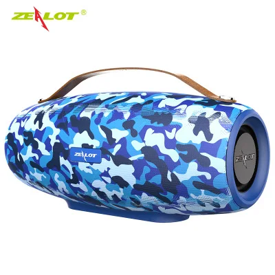 Ocean color 38 Вт Мощность Фанатик/Фанатик S27 беспроводной открытый портативный Bluetooth динамик сабвуфер Портативный карта аудио TF карта U диск - Цвет: Ocean color