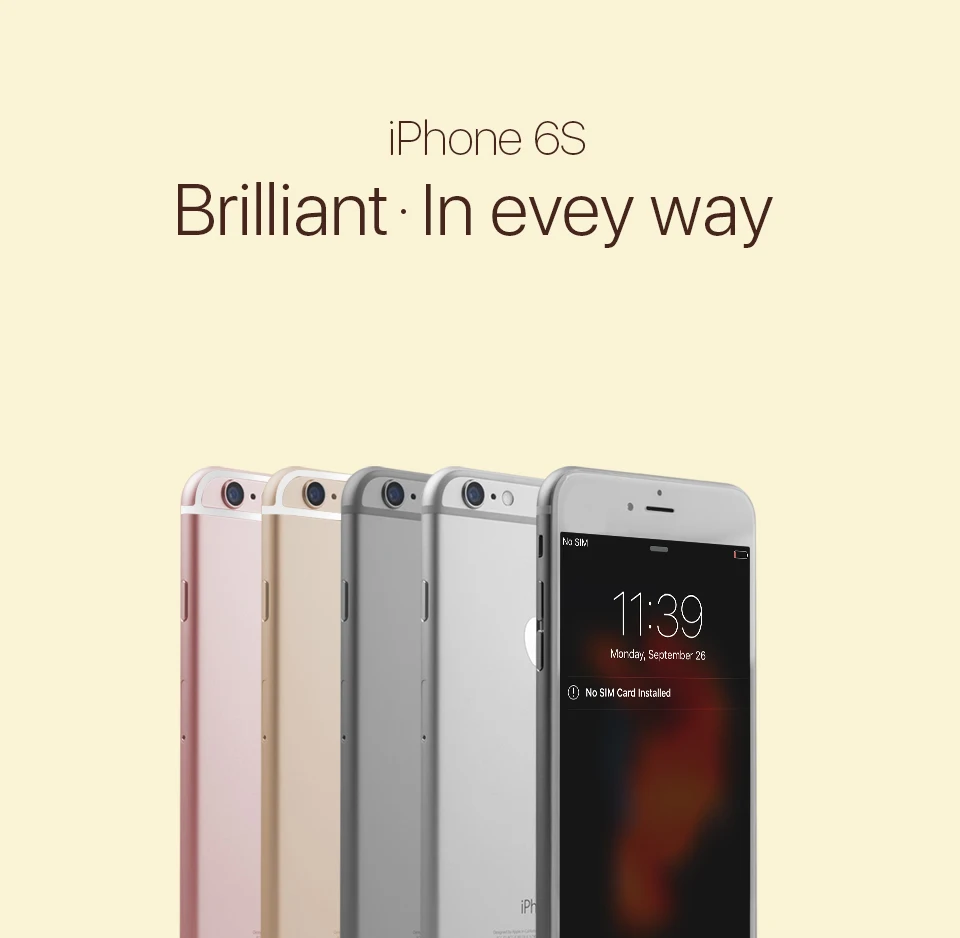 Оригинальный разблокированный Apple iPhone 6S, 4,7 дюймов, 4G LTE, оригинал, 64 Гб ПЗУ, 2 Гб ОЗУ, Распознавание отпечатков пальцев, 12 МП, используемый