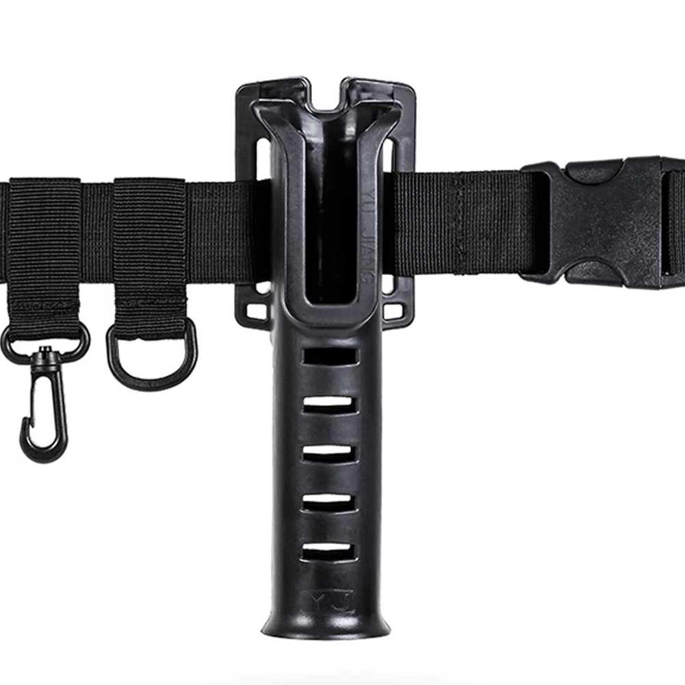 Adjustable Fishing Waist Belt Padded Fishing Rod Holder Portable Pole  Inserter Multi-function Rack Tackle Carry Strap
