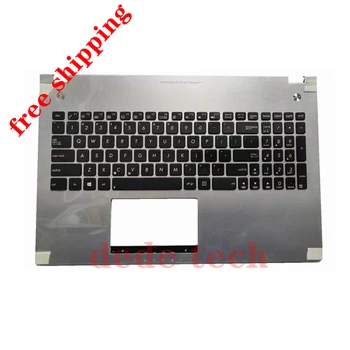 

New for US Backlit Keyboard with Silver Palmrest for Asus N56 N56V N56VV N56VB N56VZ N56VJ N56VM Topcase Upper Case