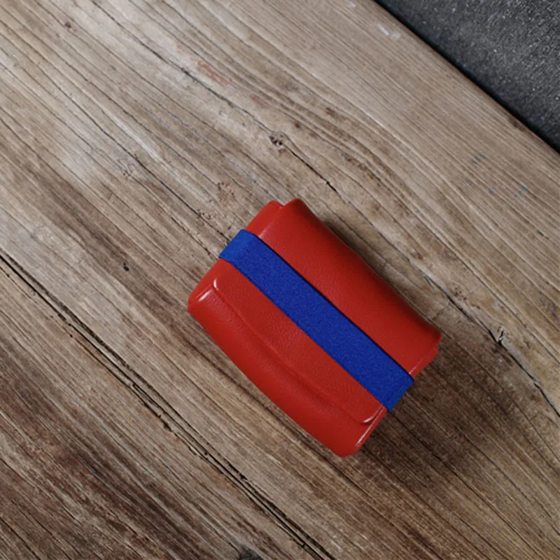 Red 1 Roadfisher Натуральная кожа ручной работы сумка для камеры Карманный защитный чехол для Ricoh GR/GRii/GRiii sony Black Card CONTAX T2/T3 - Цвет: Red 1